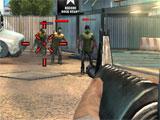 Shooting down zombies in Unkilled Unkilled shooting down zombies
