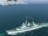 Destroying a target from a distance in World of Warships Blitz Destroying a target from a distance in World of Warships Blitz