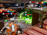 Fighting a wave of enemies in Hero Hunters Fighting a wave of enemies in Hero Hunters