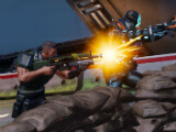 Unleashing a hail of bullets in Hero Hunters Unleashing a hail of bullets in Hero Hunters