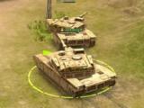 Tanks moving into position in Battleline: Steel Warfare Tanks moving into position in Battleline: Steel Warfare