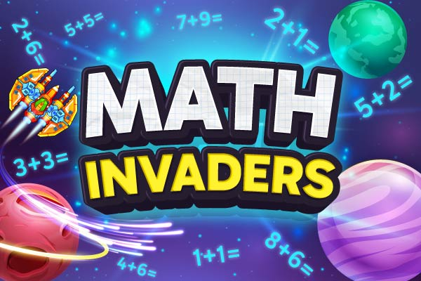 Math Invaders - PlayRetro.io