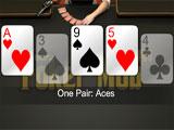 Winning hand in Poker Mob