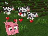 Cows and pigs in World of Cubes Survival Craft