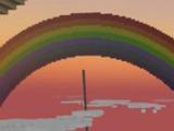 A rainbow during sunset in Craft A rainbow during sunset in Craft