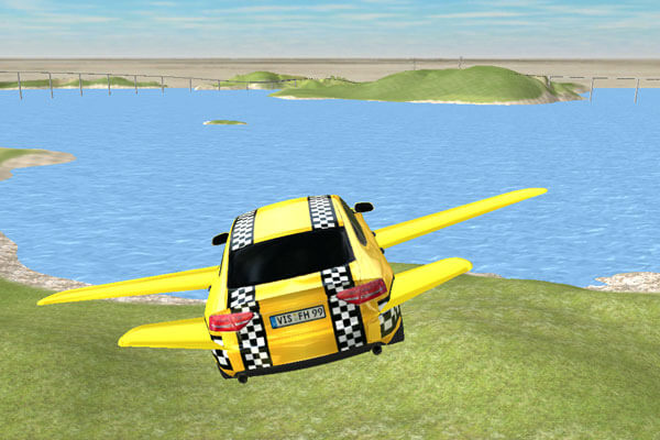 flying car games 3d simulator