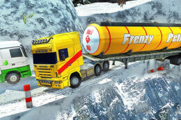 Extreme Winter Oil Tanker Truck Drive thumb