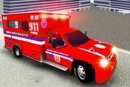 City Ambulance Driving thumb