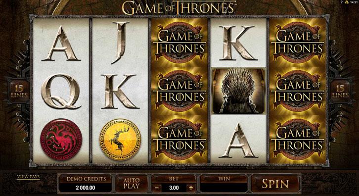 Game of Thrones slot - gameplay