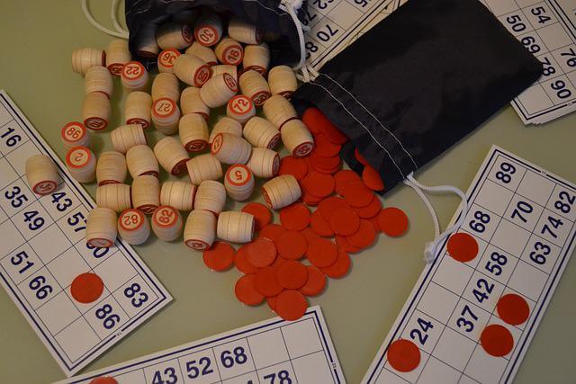 A traditional bingo game