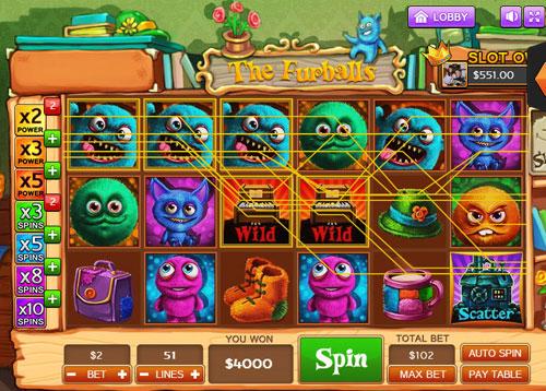 Big Win in Funnatica Casino Slots