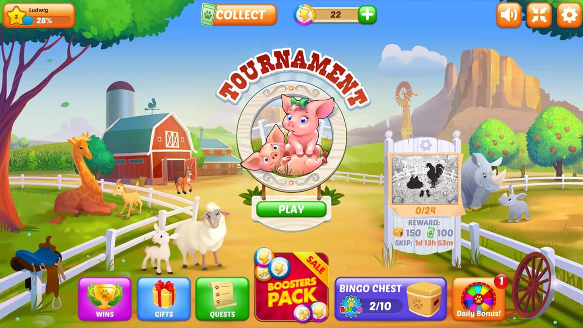 Bingo Farm Ways Slots & Bingo Games