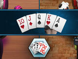 Multiple rooms in HD Poker: Texas Hold'em