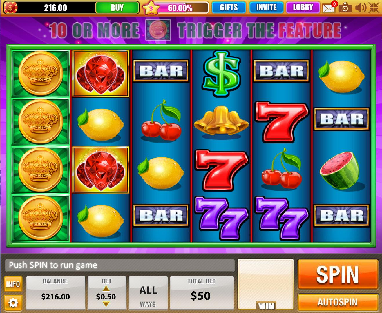 Install house of fun slots