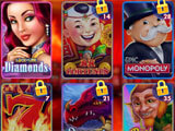 Main menu of Hot Shot Casino Hot Shot Casino main menu