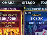 Game selection in Fulpot Poker Fulpot Poker game selection