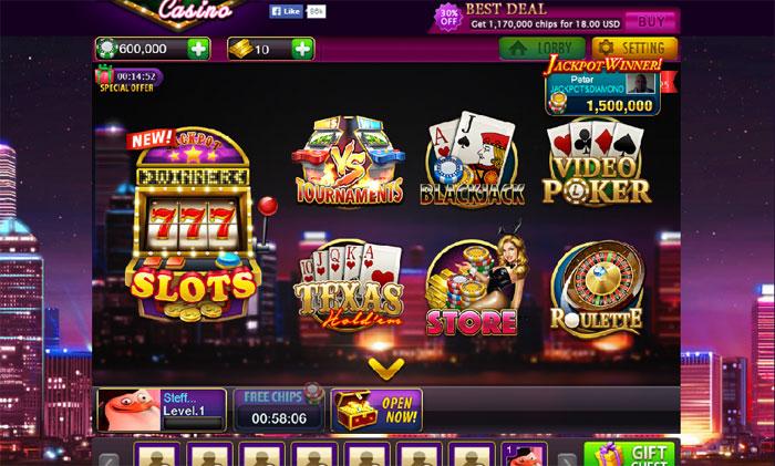 Lucky win casino free chips