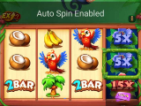 Enabling autospin in Fortune Monkey Slot