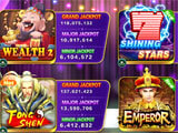 Rummy Slots main menu