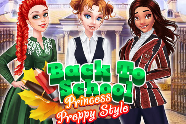 Back to School Princess Preppy Style - Social Girl Games