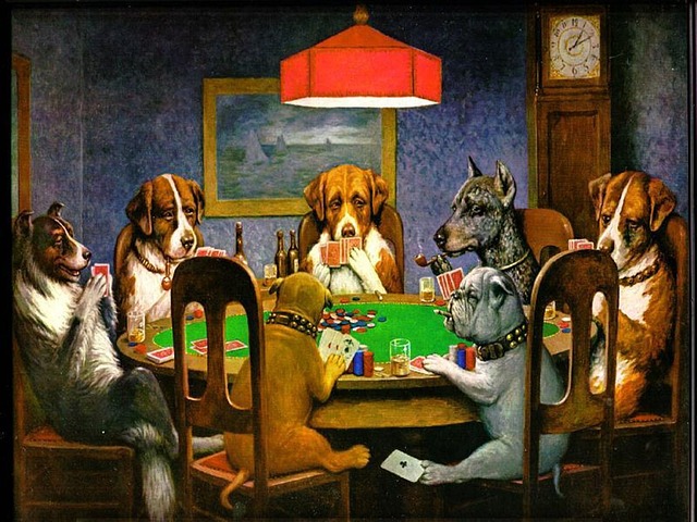 Poker game with friends