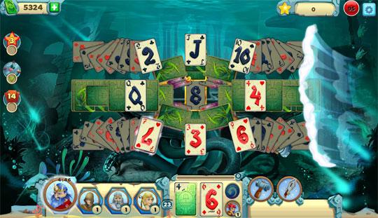 Amazing new Patterns in Solitaire Atlantis