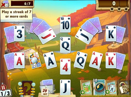 Enjoy Fairway Solitaire Blast