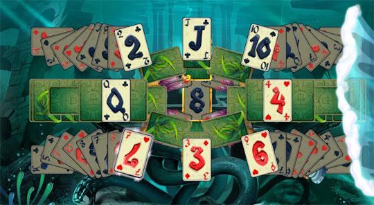 Brilliant Level in Solitaire Atlantis