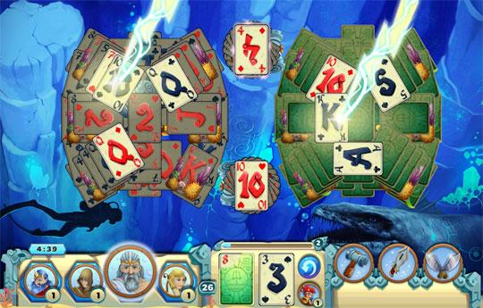 The Power of Zeus in Solitaire Atlantis