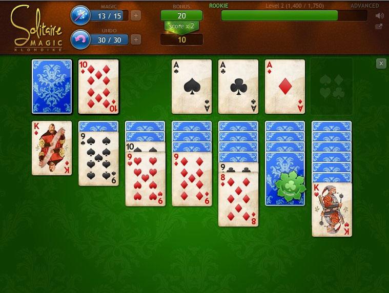 TINGLY'S MAGIC SOLITAIRE jogo online no