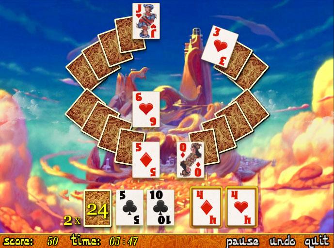 CRESCENT SOLITAIRE jogo online no