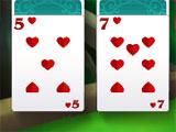 Solitaire Magic Cards 2: The Fountain of Life Three and Seven of Hearts