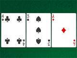 Collect cards at the top in Best Classic Solitaire