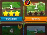 Solitaire Dash level selection menu