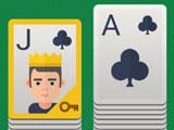 Key card to unlock a new stack in Solitaire Swift