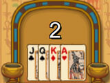 Many levels to play in Egypt Pyramid Solitaire