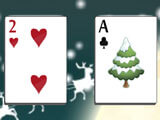 Christmas Solitaire: Collect cards to the top