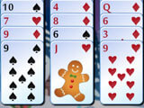 Freecell Christmas H5: Starting a new game