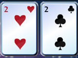 Sending cards to the top in Freecell Christmas H5
