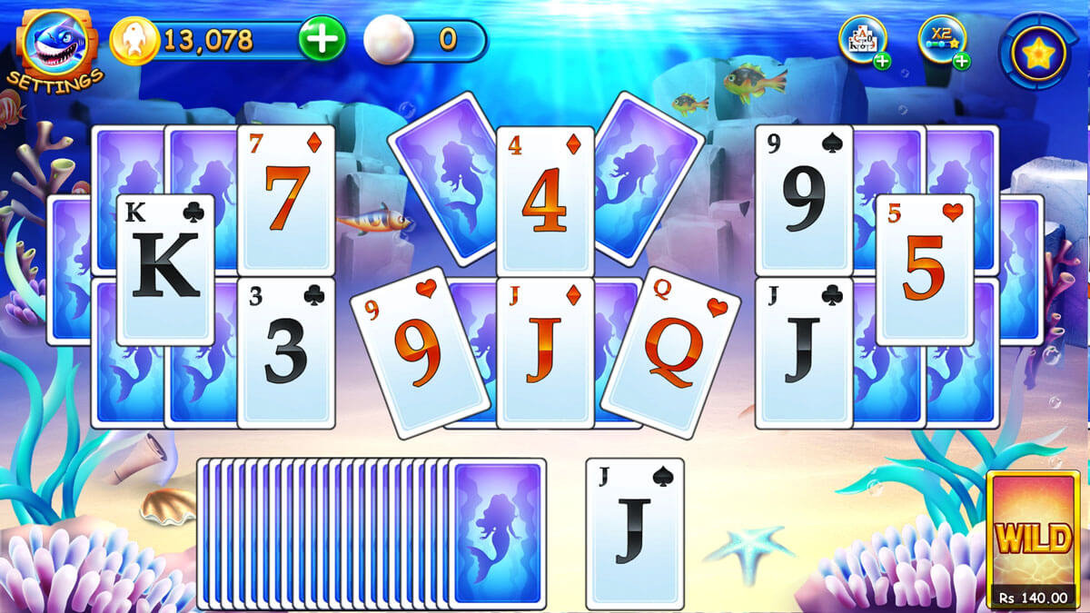 Solitaire Ocean Adventure - Solitaire Games Online