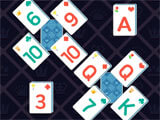 Theme Solitaire: Tower TriPeaks challenging level