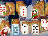 Santa’s Christmas Solitaire 2 snowball fight mini-game