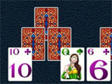 Challenging level in Fantasy Solitaire TriPeaks Fantasy Solitaire TriPeaks challenging level