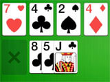 Gameplay of Solitaire by Coffee Break Games Solitaire by Coffee Break Games gameplay