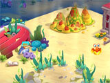 Rebuilding the underwater town in Undersea Solitaire Tripeaks Undersea Solitaire Tripeaks rebuilding the underwater town