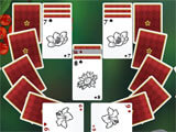 Solitaire: Beautiful Garden Season challenging level