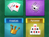 Magic Solitaire – Card Game main menu