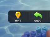 Hint and undo feature in the game