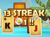 Hitting a streak in the game Striking a streak in the game