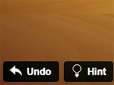 Undo and hint buttons Hint and undo buttons
